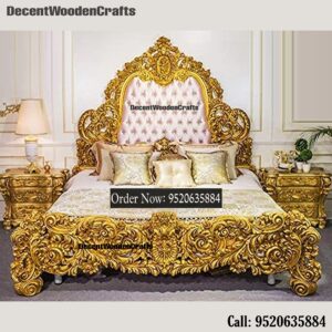 wooden cushioned bed (dwc bd1 4) (copy)